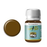 Mig Ammo Panel Line Wash (35ml) - Orange Brown