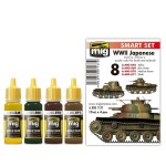 Mig Ammo WW II Japanese AFV  Early Colours Set