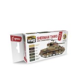 Mig Ammo WWII Commonwealth Sherman Tanks Paint Set