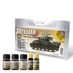 Mig Ammo Weathering Set - Fury Sherman Set