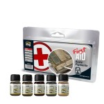 Mig Ammo Weathering Set - First Aid Basic Pigments