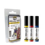 Mig Ammo Oilbrushers Set - Basic Colors Set