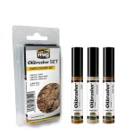 Mig Ammo Oilbrushers Set - Earth Colors Set