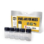 Mig Ammo Spare Jars for Mixes (5 x 35ml Jars)