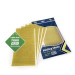 Mig Ammo Masking Sheets 1mm Grid - 5 x 290mm x 145mm Sheets