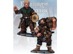 Frostgrave Barbarian Bard and Pack Mule