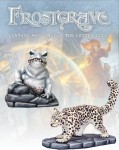 Frostgrave Ice Toad and Snow Leopard