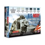 LC-CS24 LifeColor US Navy WWII Set 1 (22ml x 6)