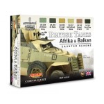 LC-CS43 LifeColor British Tanks Set 1 Africa and Balkans