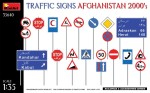 Miniart 35640 1/35 Scale Traffic Signs Afghanistan 2000's