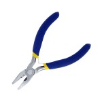 Flat nose serrated combination pliers 120mm