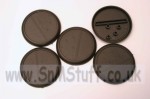 Bases: Round 50mm with lip - bag of 5