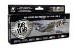 Vallejo Model Air Set 8 - RAF Colours Day Fighters 1941 - 1945 & P.R.U.