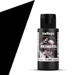 Vallejo Acrylics Metal Color - Gloss Black Primer 60ml