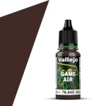 Vallejo Game Air New Formula 76.045 - 18ml - Charred Brown