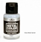 Vallejo Acrylics Metal Color - Gloss Metal Varnish 32ml