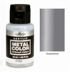 Vallejo Acrylics Metal Color - Duraluminium 32ml