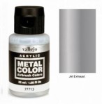 Vallejo Acrylics Metal Color - Jet Exhaust 32ml