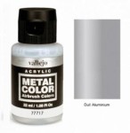 Vallejo Acrylics Metal Color - Dull Aluminium 32ml