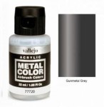 Vallejo Acrylics Metal Color - Gunmetal Grey 32ml