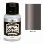 Vallejo Acrylics Metal Color - Burnt Iron 32ml